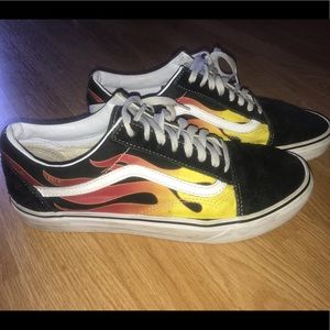 Old Skool Flame Vans